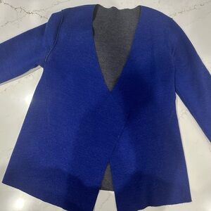 Beautiful Eileen Fisher reversible wool cardigan.  Size M/L